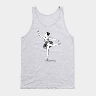 Ballerina illustration Tank Top